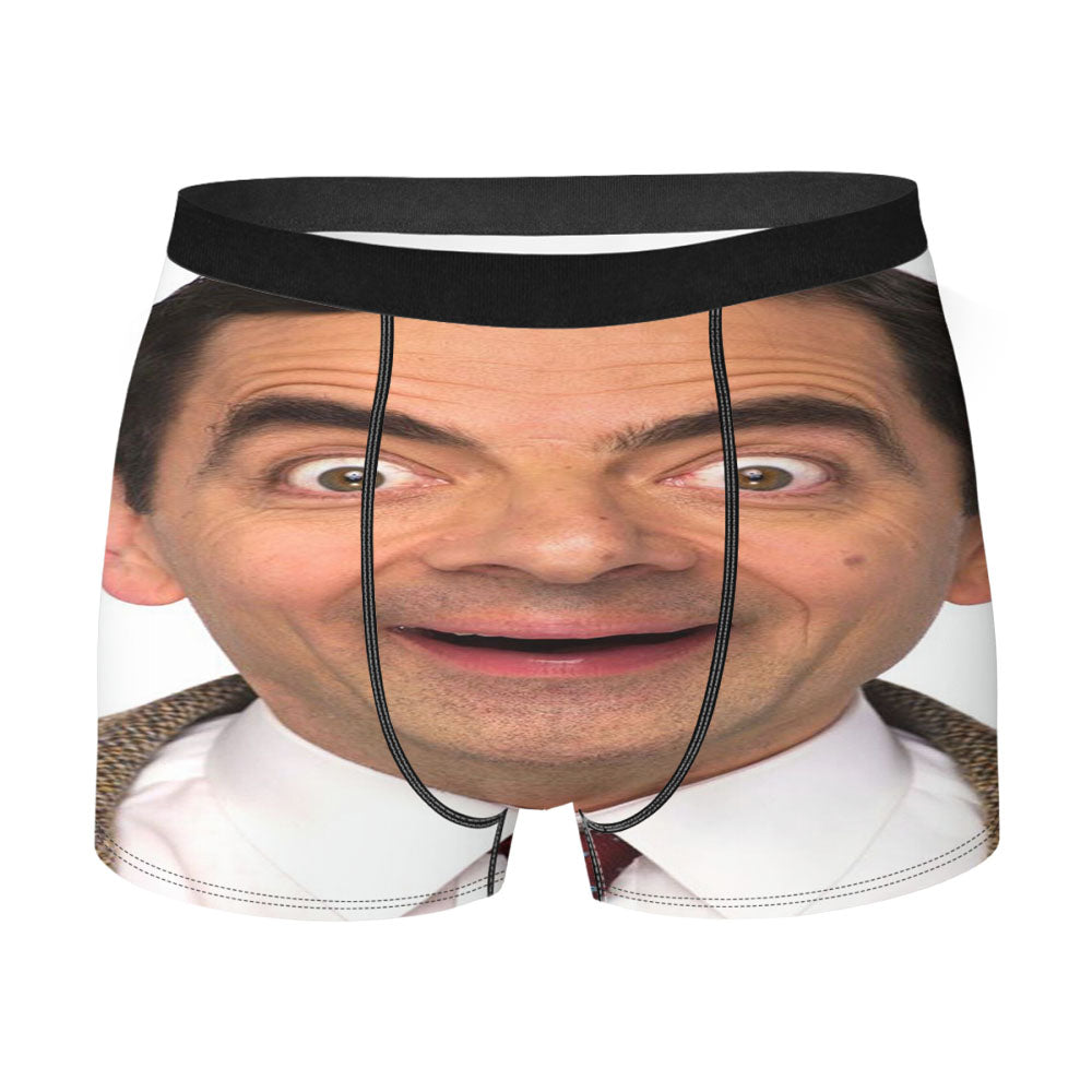 Safe Flight Mr Bean Men'S Boxer Briefs