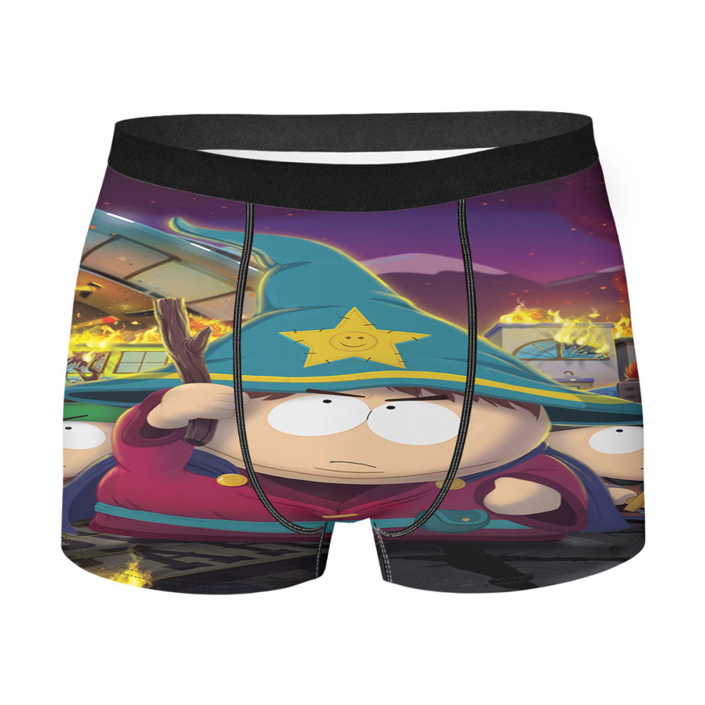 South Park Stan Marsh Kyle Broflovski Eric Cartman Kenny Mccormick Men'S Boxer Briefs