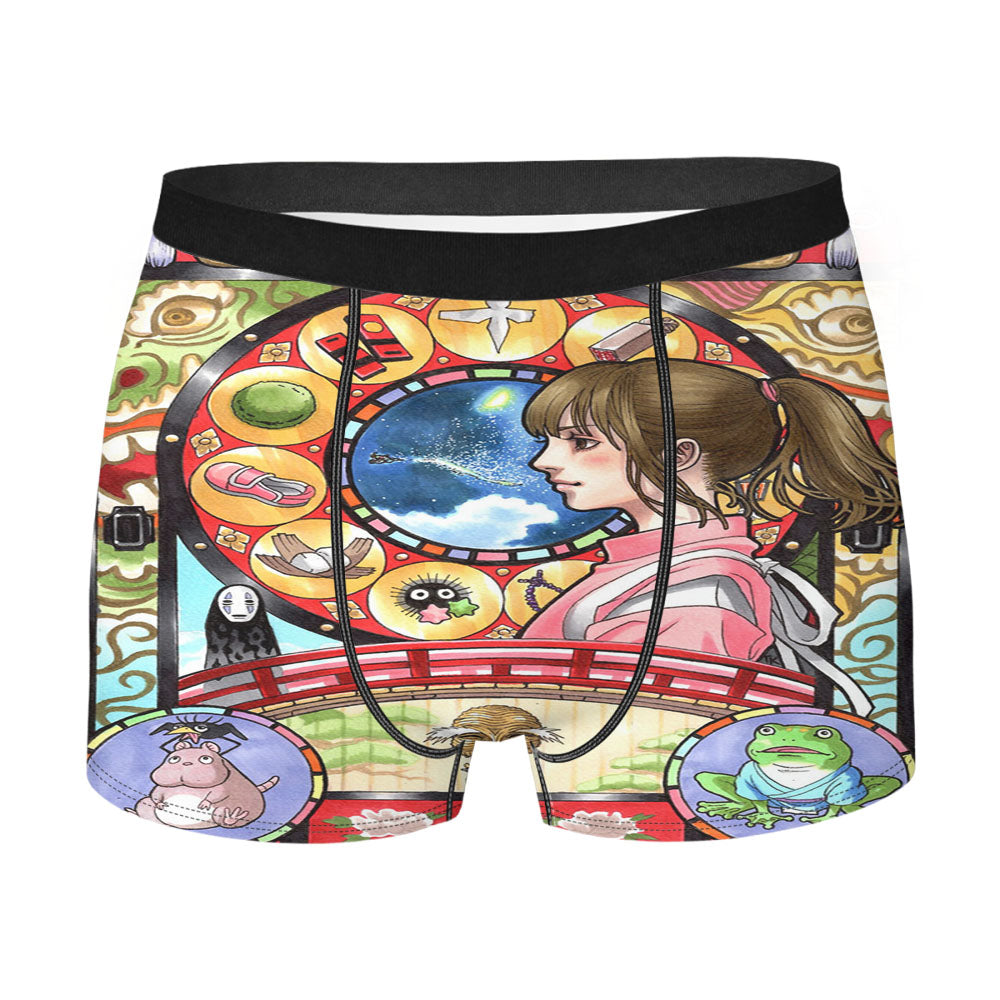 Spirited Away Nouveau Art Cover Men'S Boxer Briefs