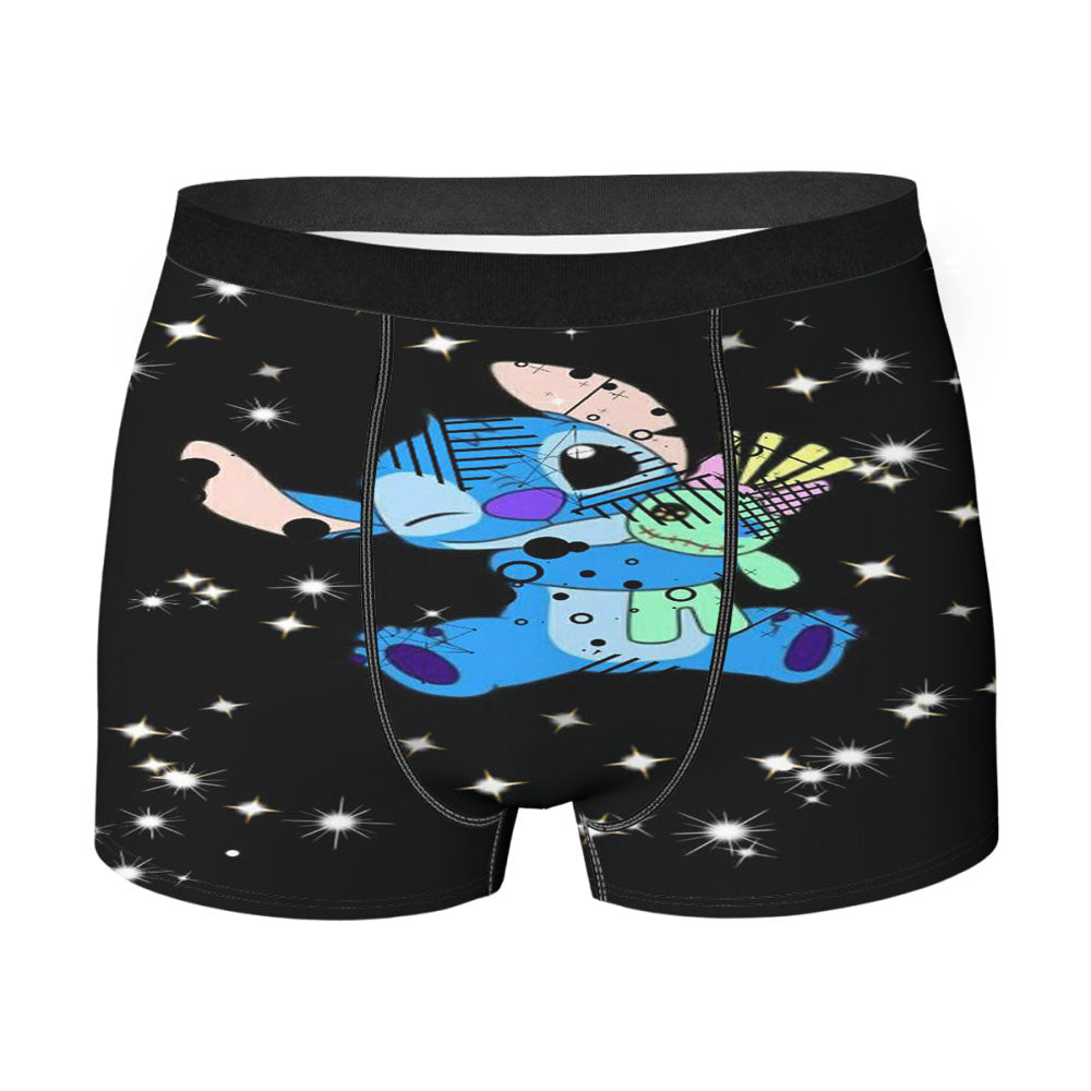 Stitch Hug Scrump Men'S Boxer Briefs