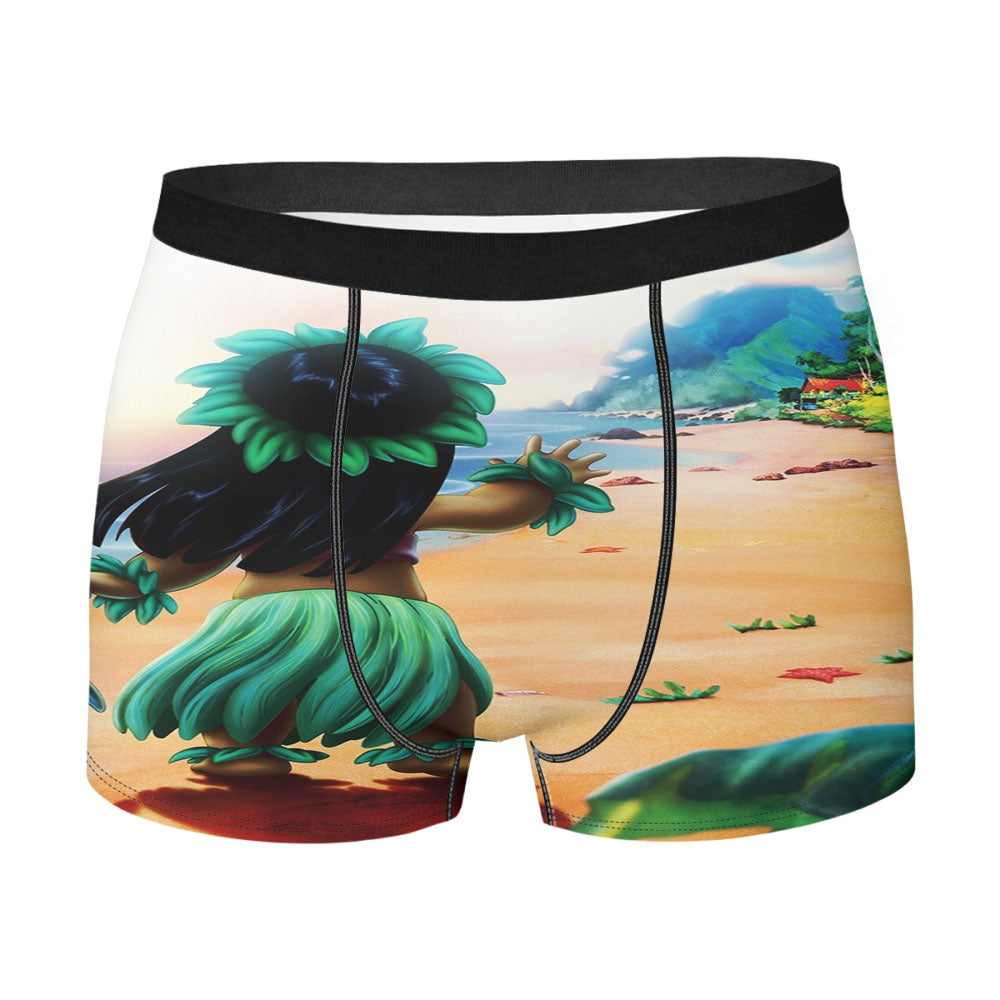 Stitch Movie Beach Men'S Boxer Briefs