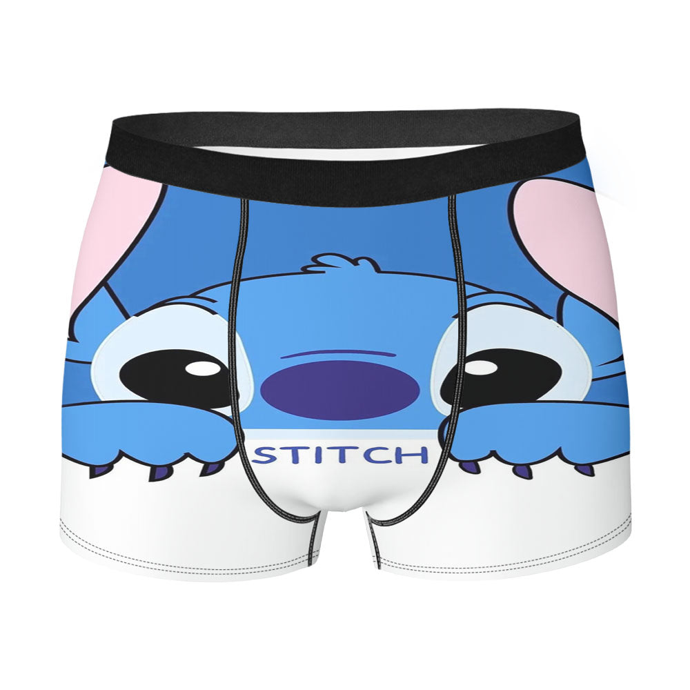Stitch Peekaboo Men'S Boxer Briefs