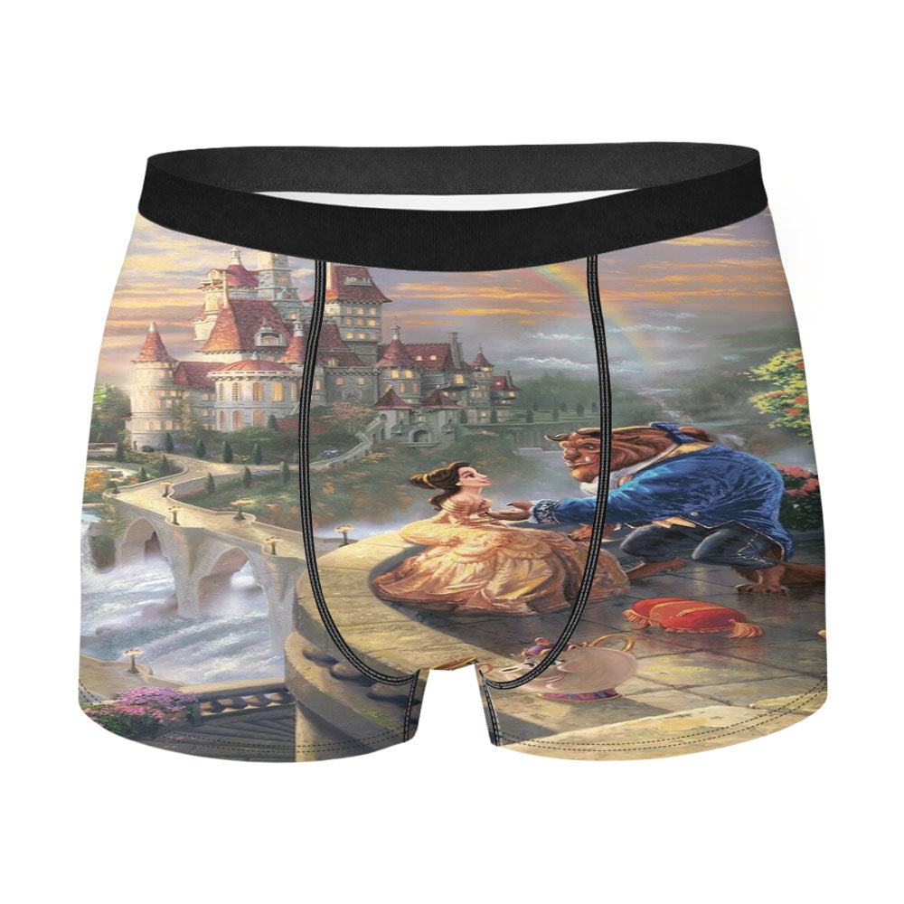 Story Beauty And The Beast Men'S Boxer Briefs