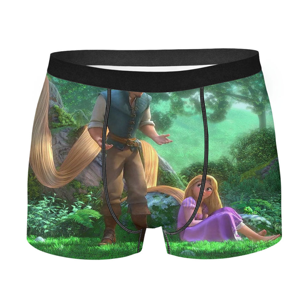 Tangled Cartoon Rapunzel Men'S Boxer Briefs