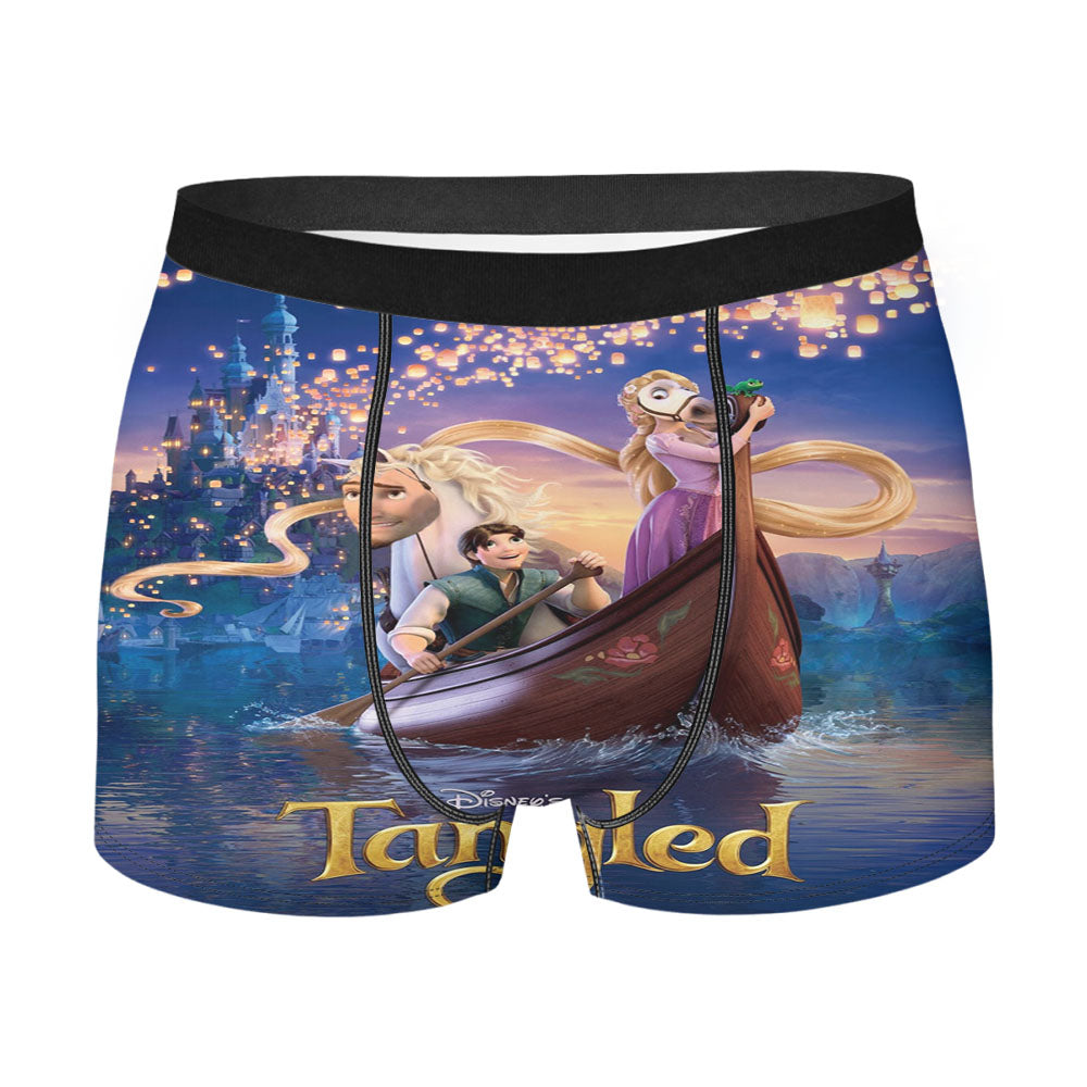 Tangled Face Parody Men'S Boxer Briefs