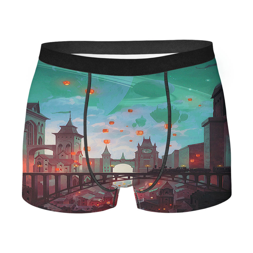Tangled Latern Men'S Boxer Briefs