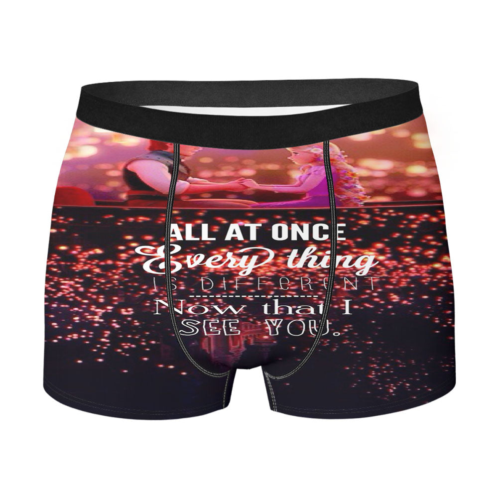 Tangled Quotes Men'S Boxer Briefs