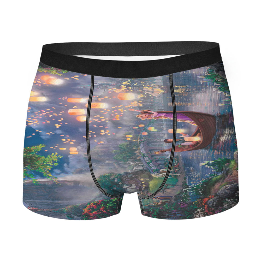 Tangled Rapunzel In Boat Men'S Boxer Briefs