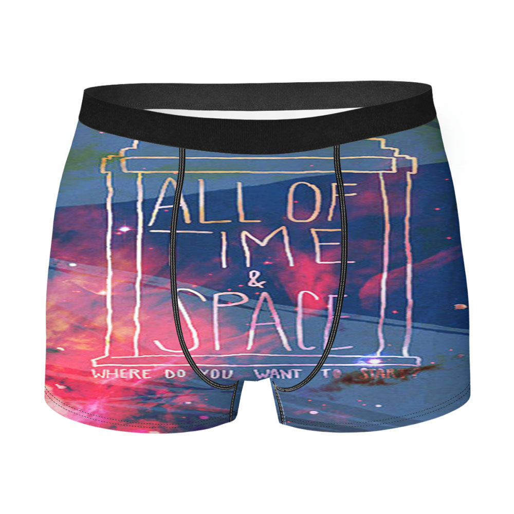 Tardis Space Dr Who Men'S Boxer Briefs