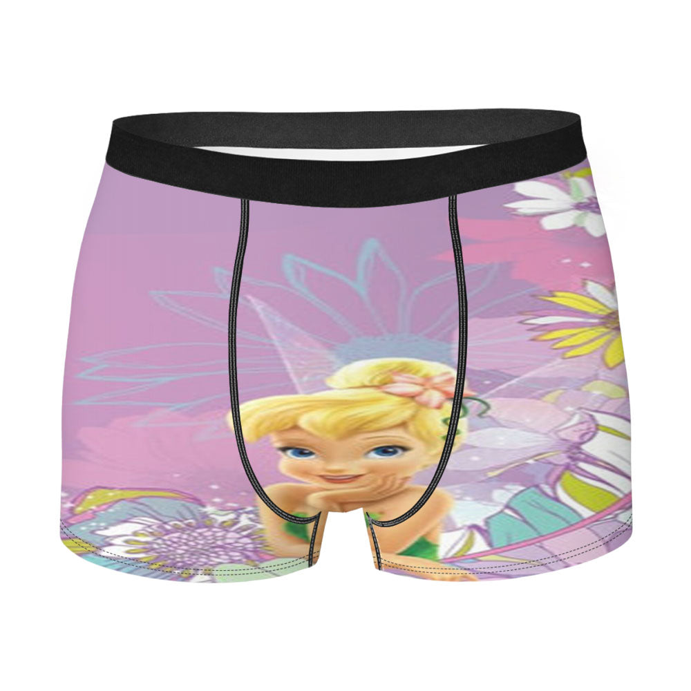 Tinkerbell Fairy Floral Men'S Boxer Briefs