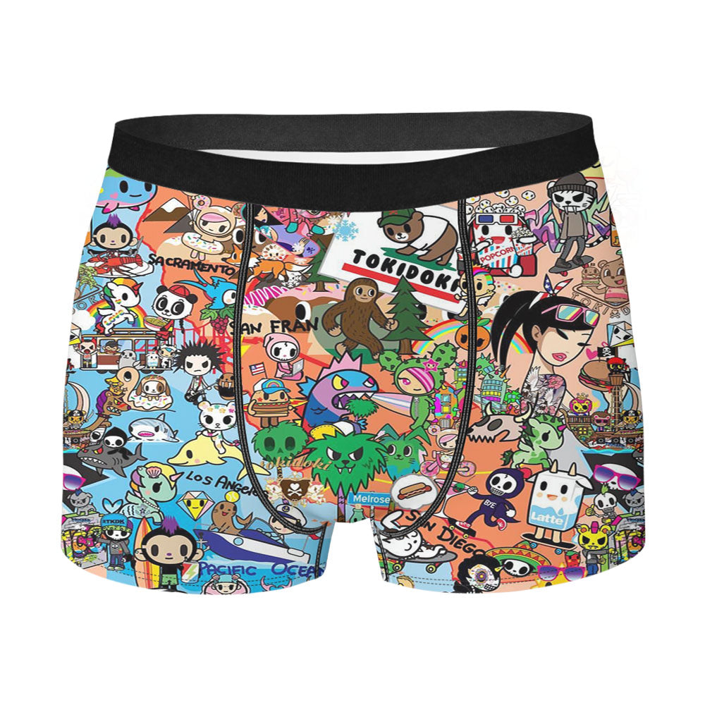 Tokidoki America Tour Wallpaper Men'S Boxer Briefs
