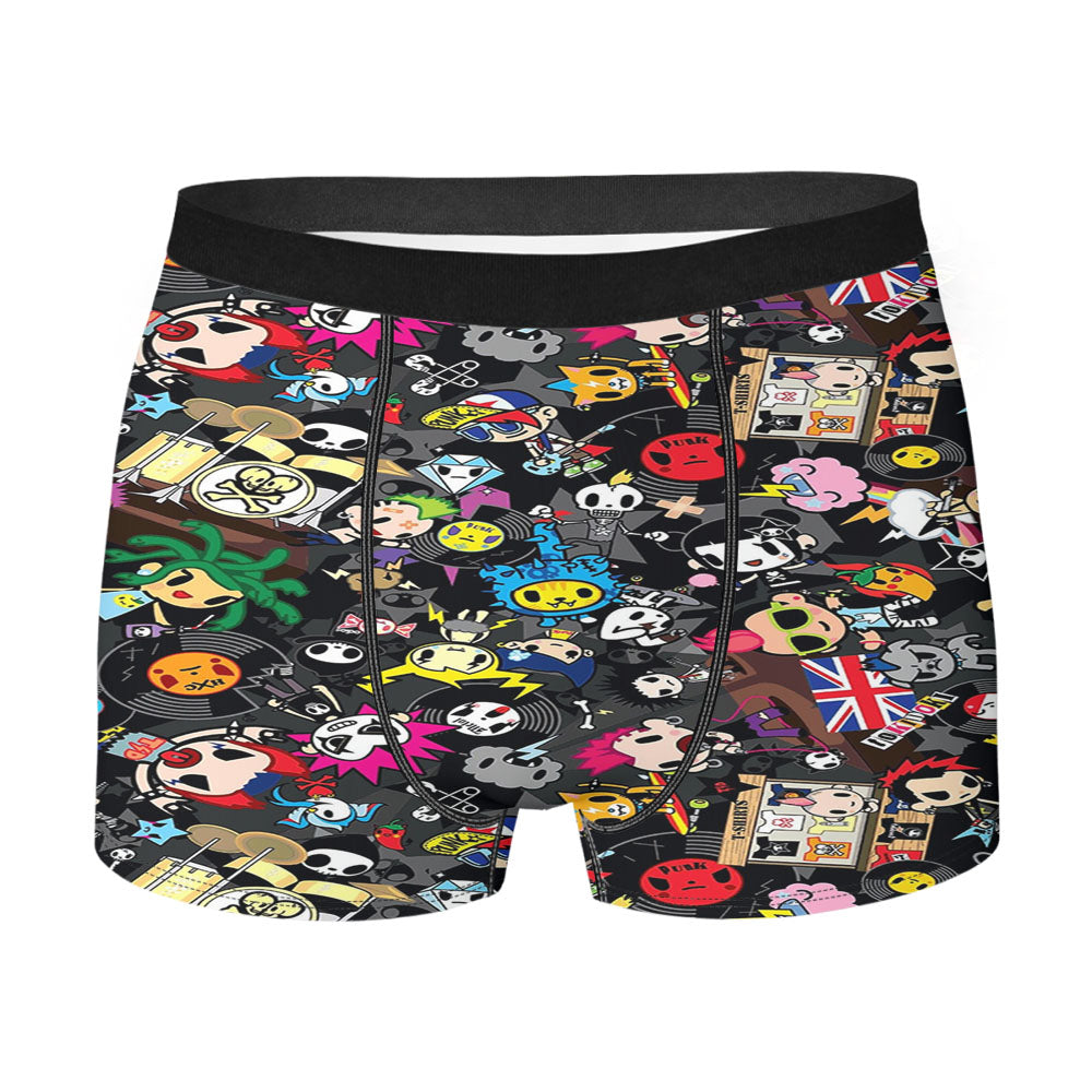 Tokidoki Sticker Collage Men'S Boxer Briefs