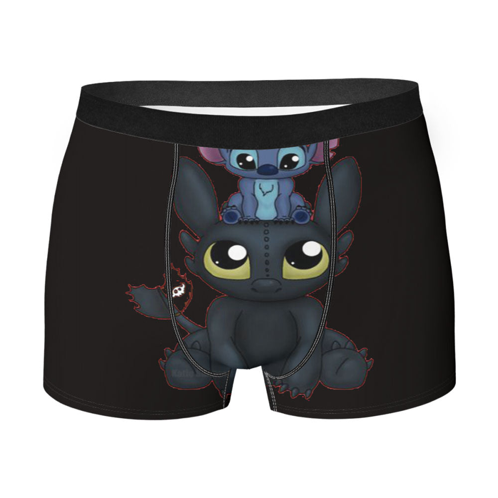Toothless And Stitch Men'S Boxer Briefs