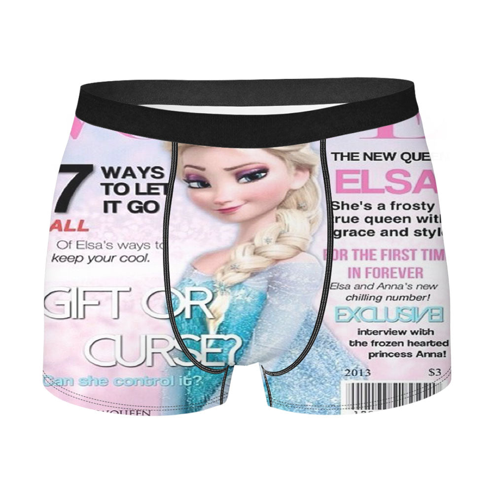 Vogue Elsa Frozen Men'S Boxer Briefs