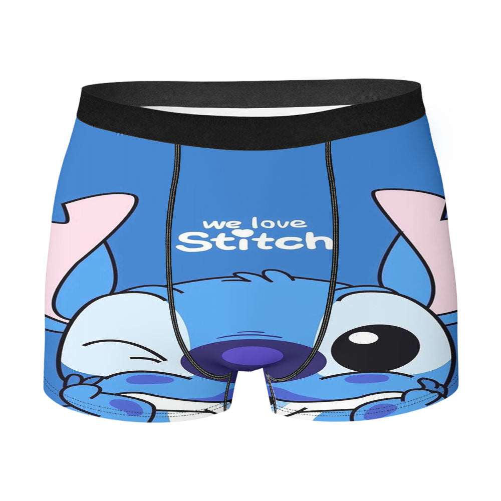 We Love Stitch Men'S Boxer Briefs