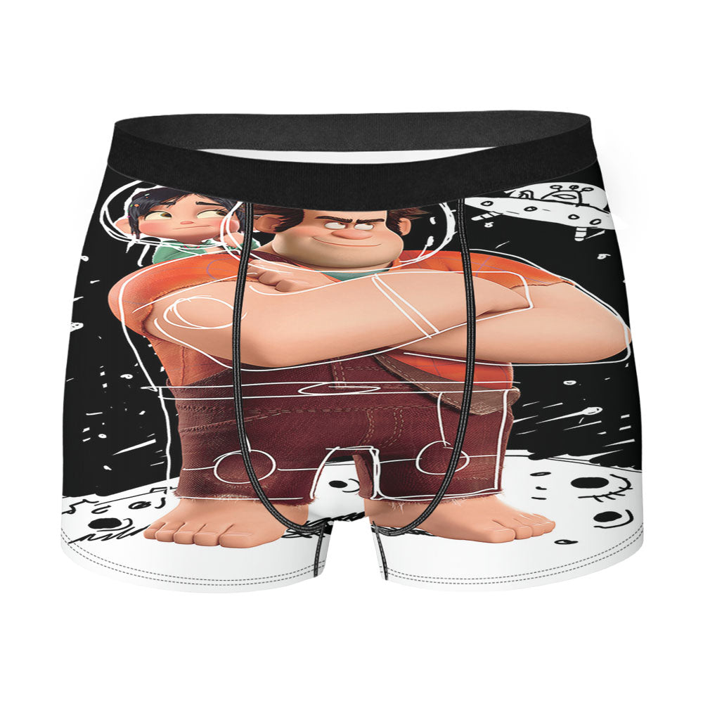 Wreck It Ralph Wallpaper Men'S Boxer Briefs