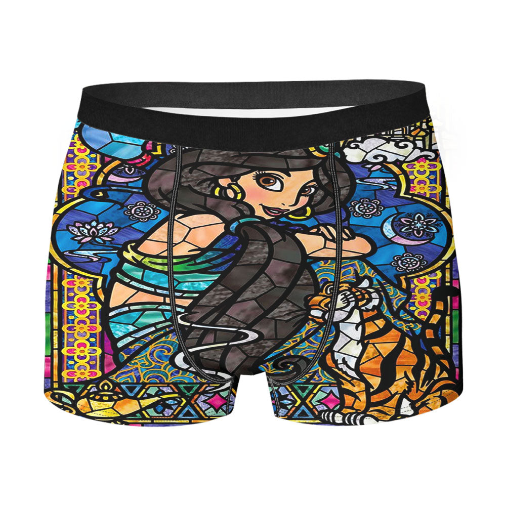 Yasmin Aladdin Stained Glass Men'S Boxer Briefs