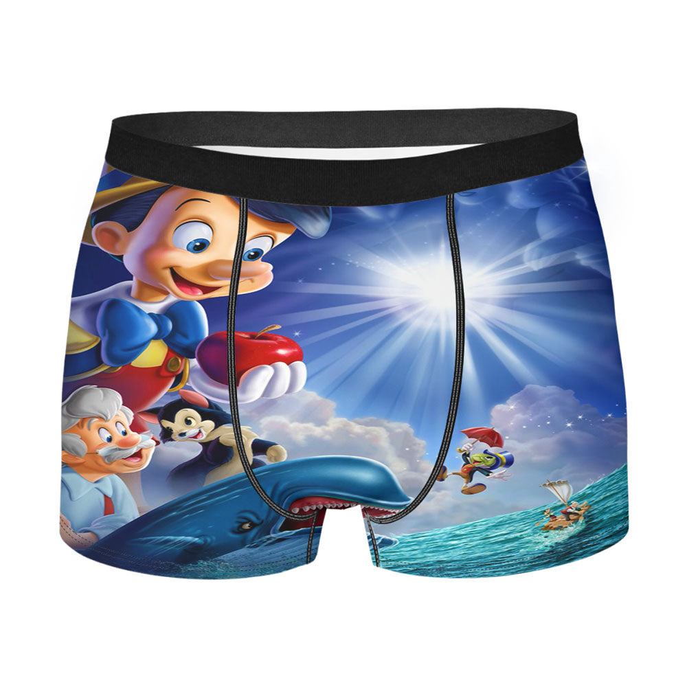Adventure Of Pinocchio Men'S Boxer Briefs