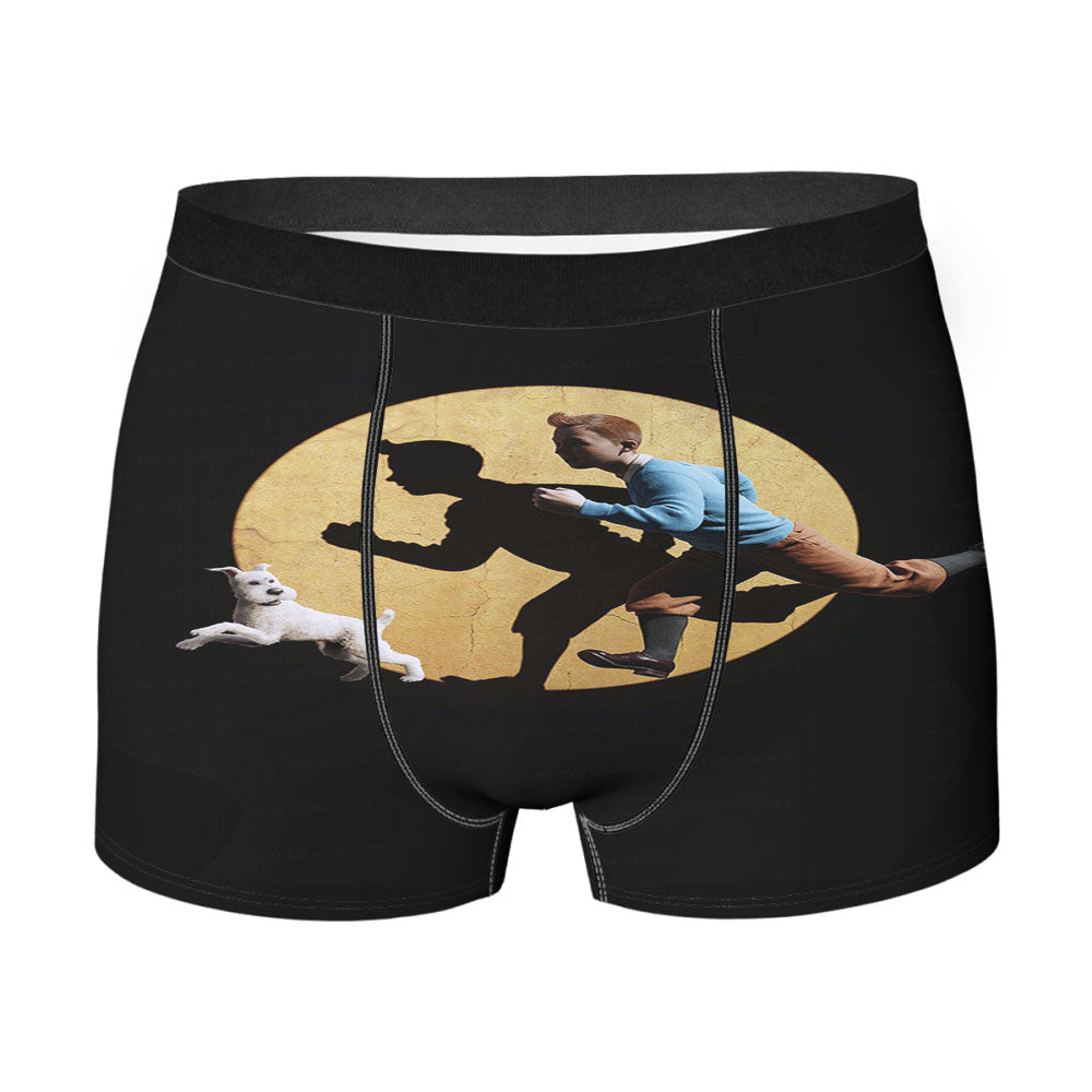 Adventure Of Tintin Men'S Boxer Briefs