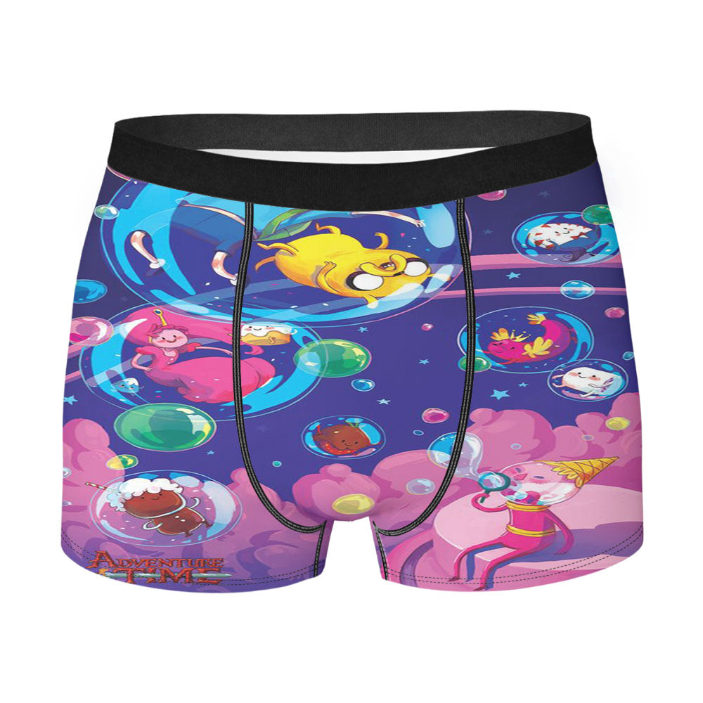 Adventure Time Bubble World Galaxy Men'S Boxer Briefs