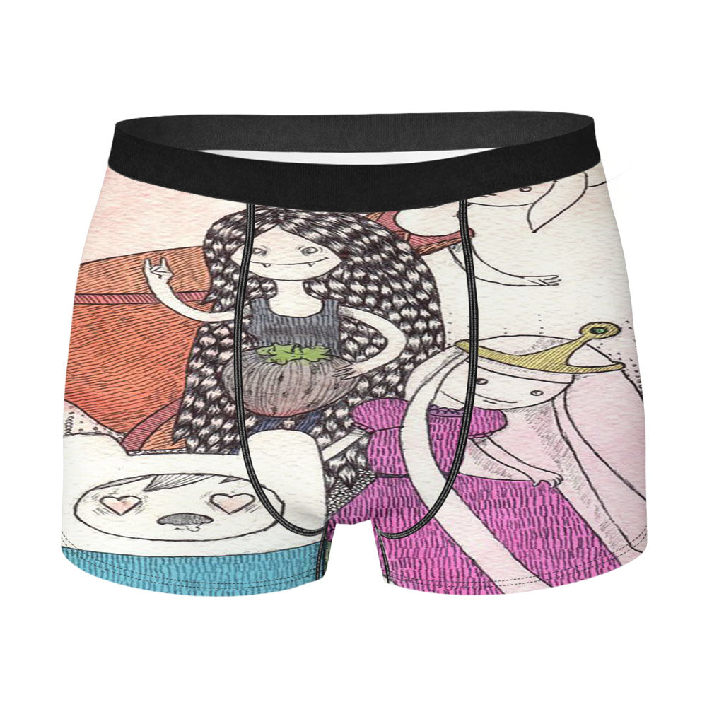 Adventure Time Drawing Men'S Boxer Briefs