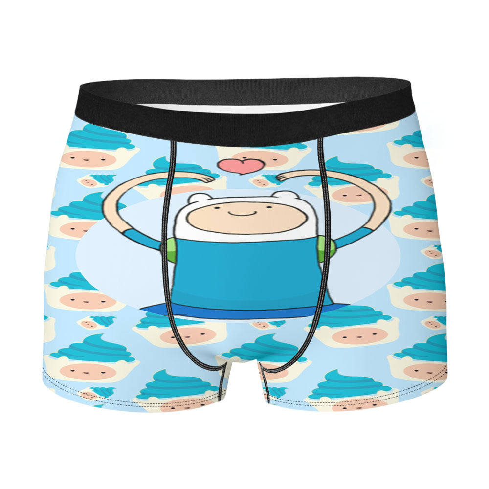 Adventure Time Finn In Love Men'S Boxer Briefs