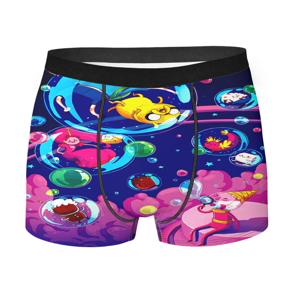 Adventure Time With Bubble Men'S Boxer Briefs