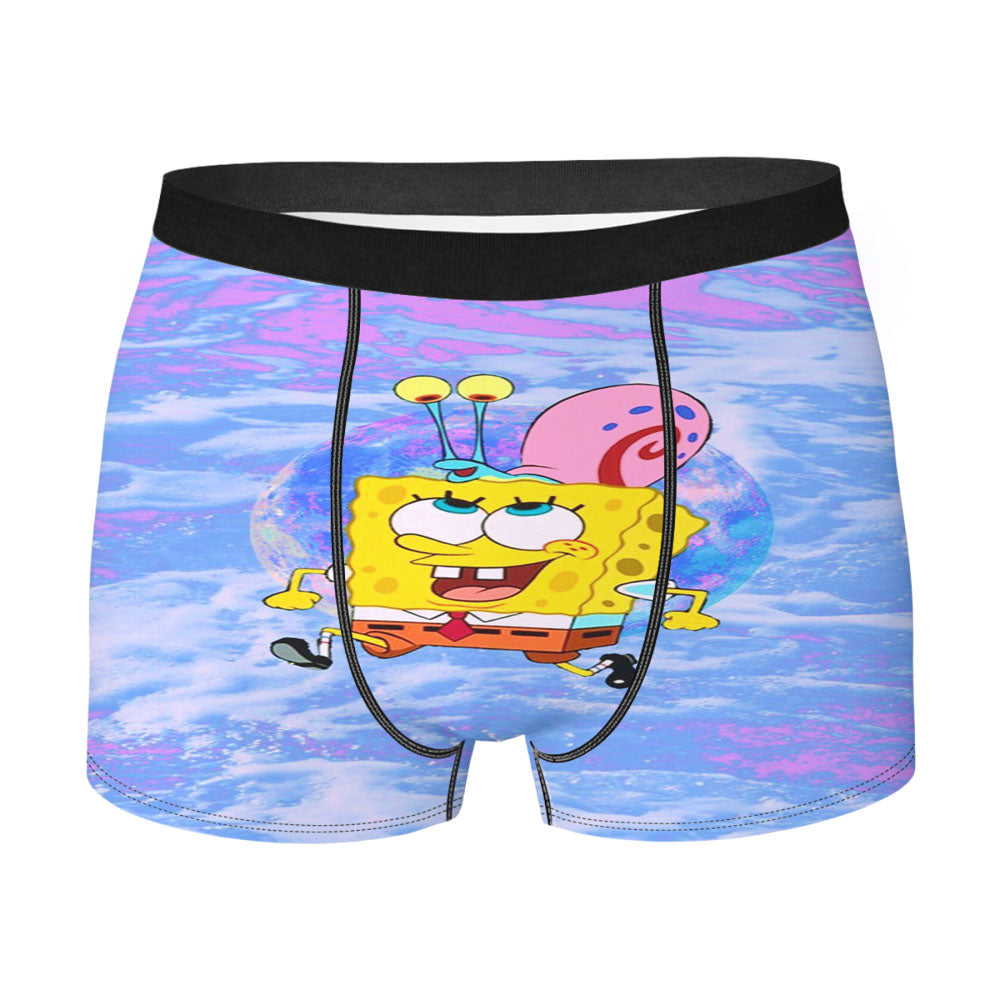 Aesthetic Spongebob Gary Men'S Boxer Briefs