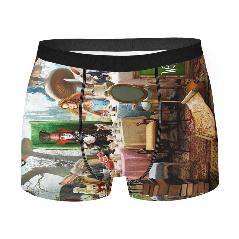 Alice And Wonderland Party Men'S Boxer Briefs