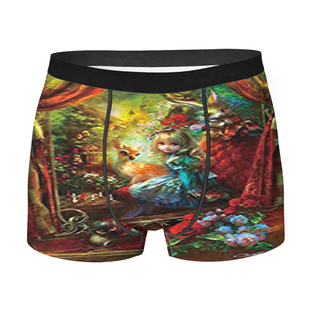 Alice In Wonderland Art Men'S Boxer Briefs