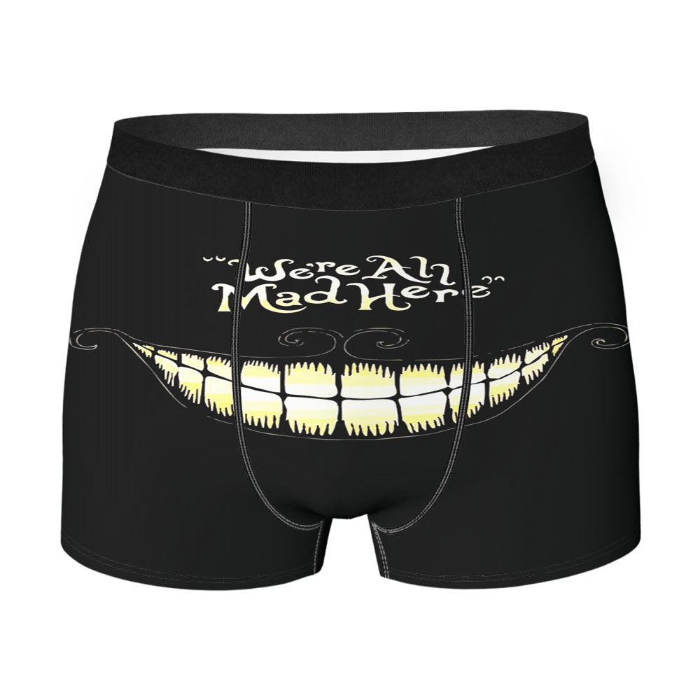 Alice In Wonderland Cat Men'S Boxer Briefs