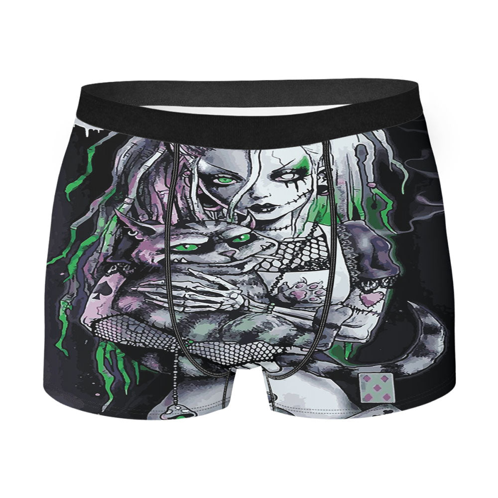Alice In Wonderland Dark Tattoo Men'S Boxer Briefs