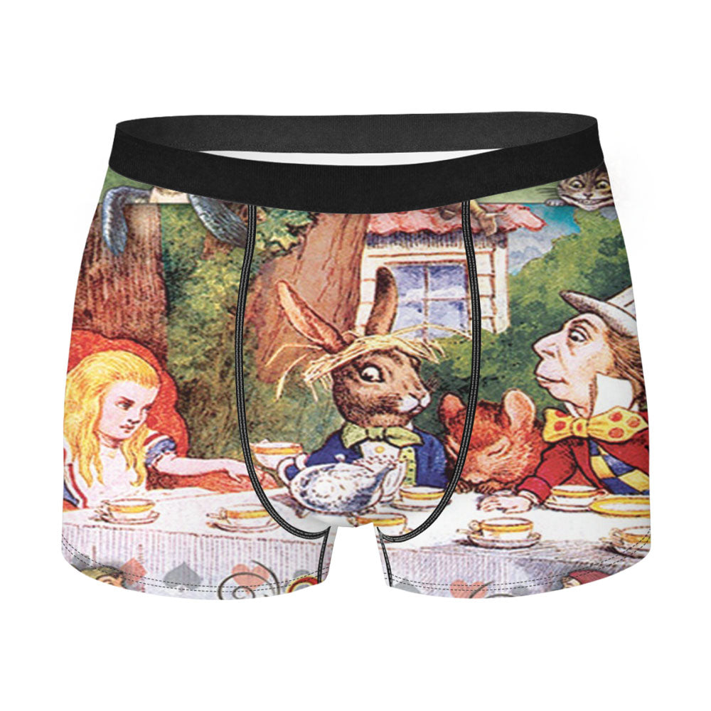 Alice In Wonderland Mad Hatters Men'S Boxer Briefs