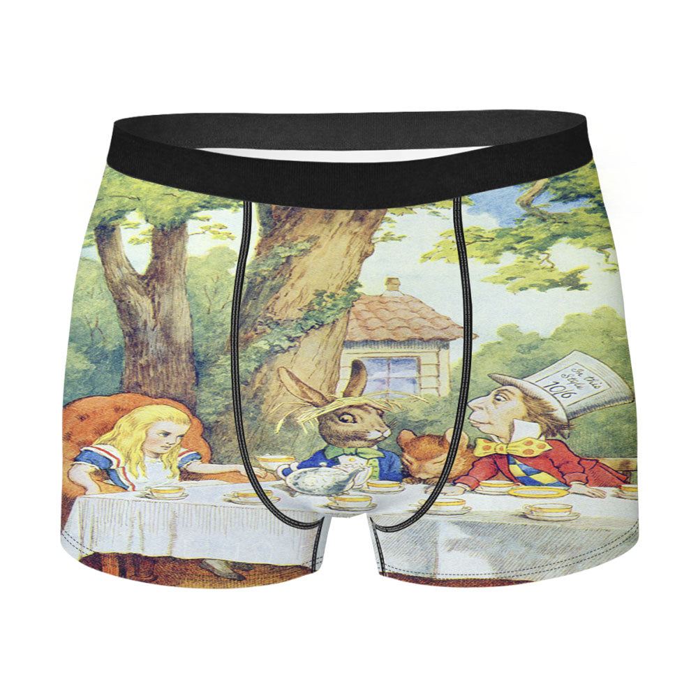 Alice In Wonderland Mad Hatters Tea Party Men'S Boxer Briefs