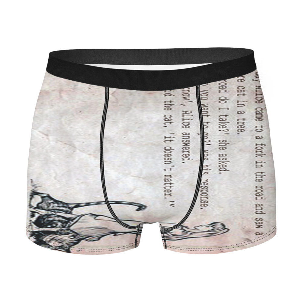 Alice In Wonderland Old Image Men'S Boxer Briefs
