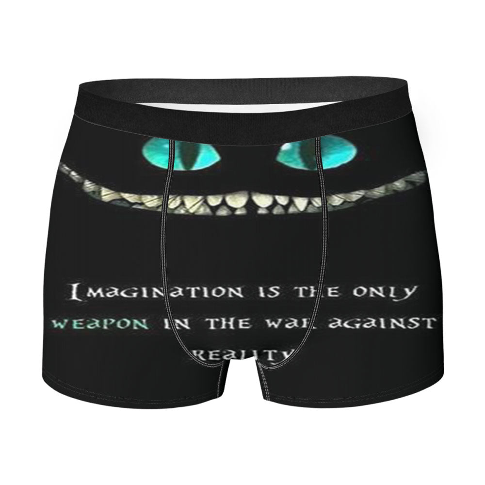 Alice In Wonderland Quote Men'S Boxer Briefs