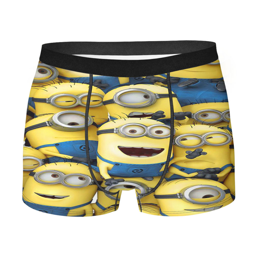 All Minions Characters Wallpaper Men'S Boxer Briefs