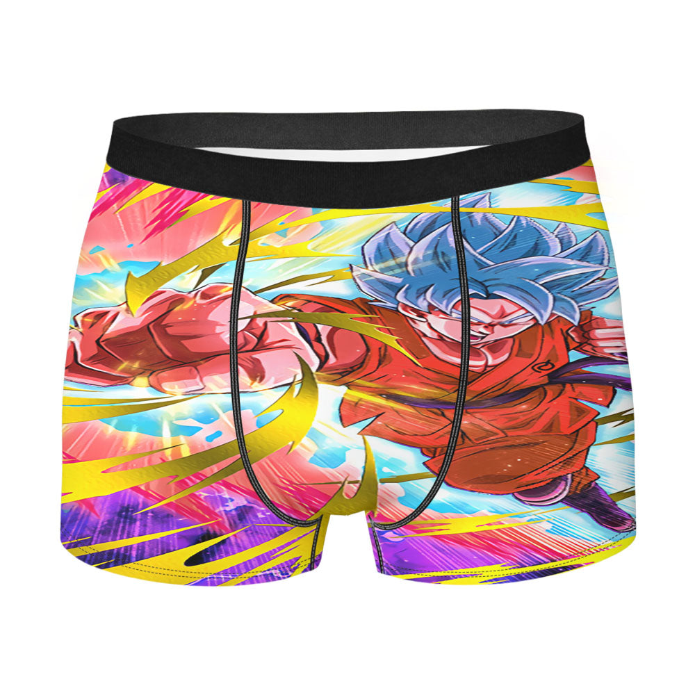 Ascended Blow Super Saiyan God Ss Goku Men'S Boxer Briefs