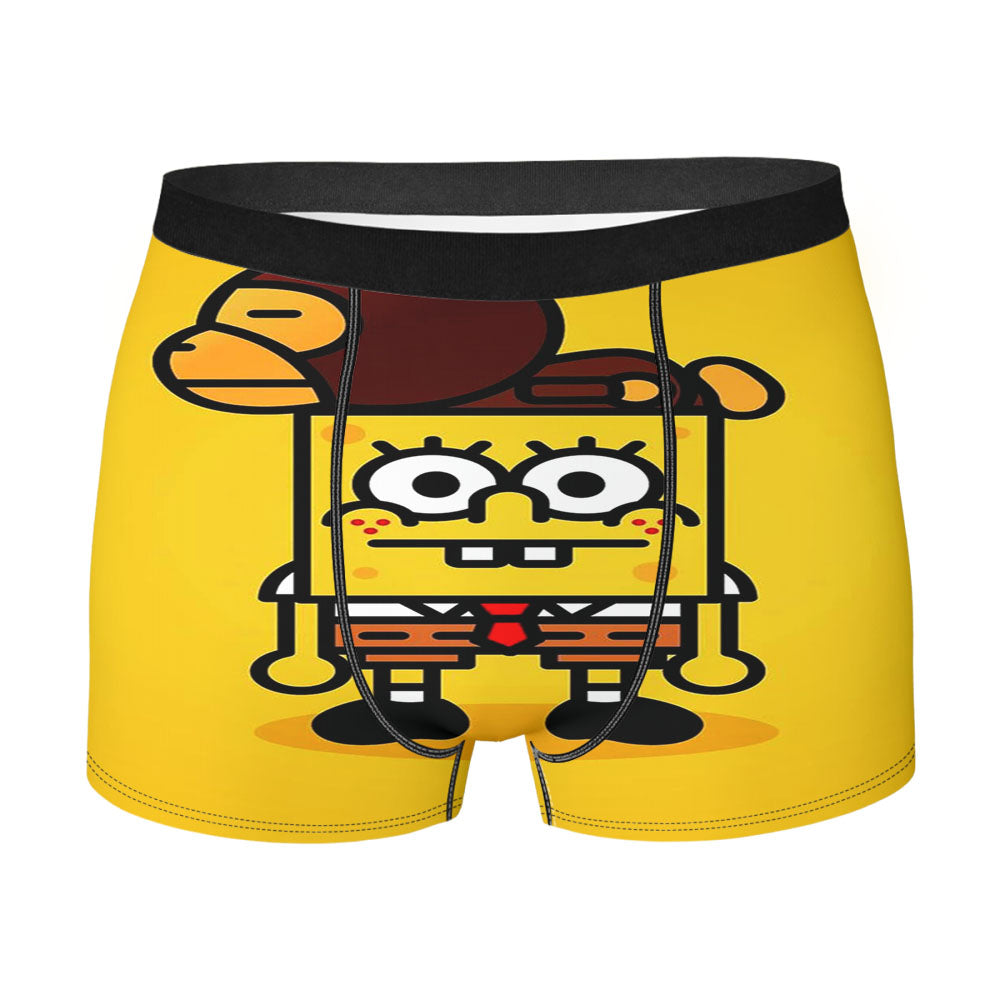 Baby Milo X Spongebob Yellow Men'S Boxer Briefs