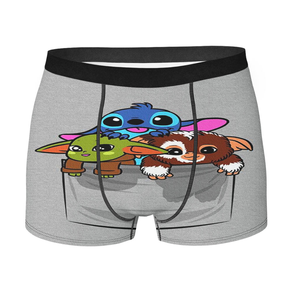 Baby Yoda And Friends In The Pocket Men'S Boxer Briefs
