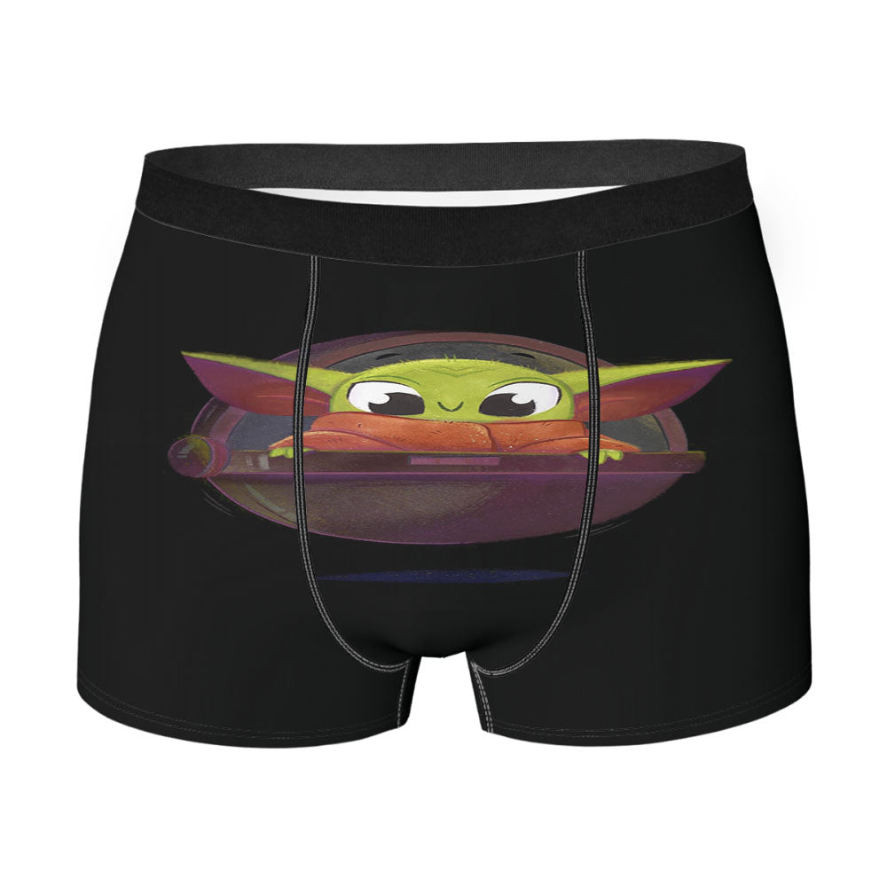 Baby Yoda Artwork Men'S Boxer Briefs