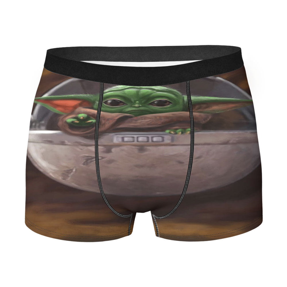Baby Yoda Digital Fanart Men'S Boxer Briefs