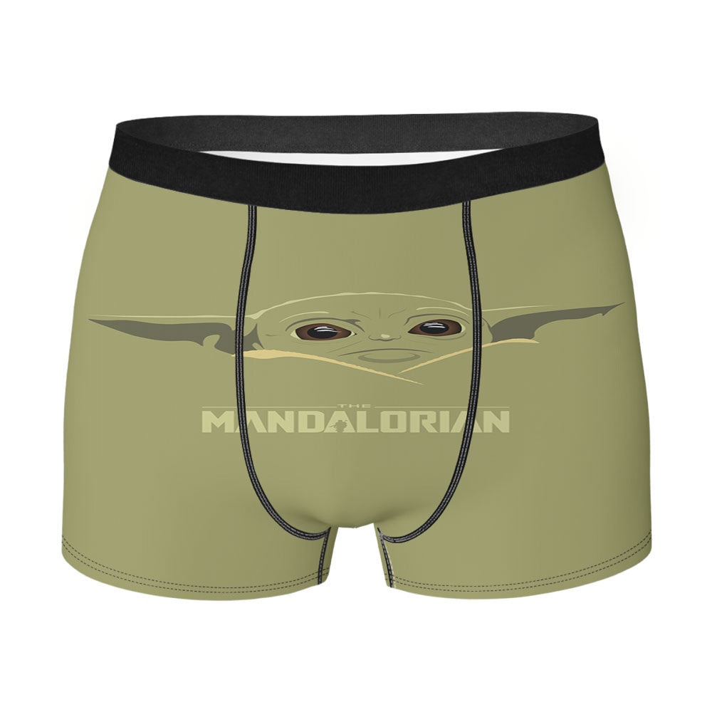 Baby Yoda Mandalorian Minimalist Men'S Boxer Briefs