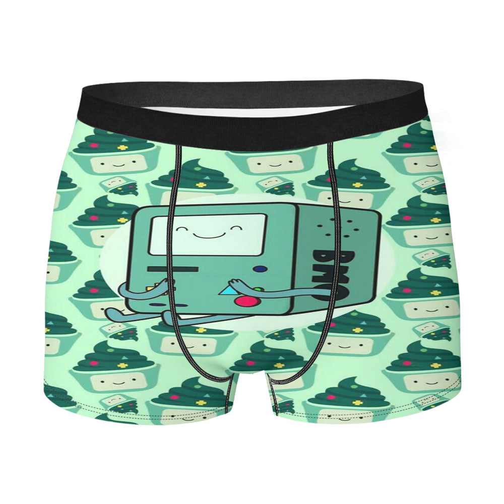 Beemo Adventure Time Pattern Men'S Boxer Briefs