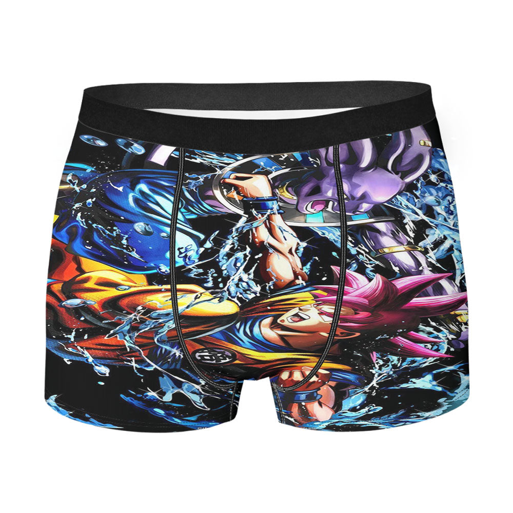 Beerus Vs Goku Men'S Boxer Briefs