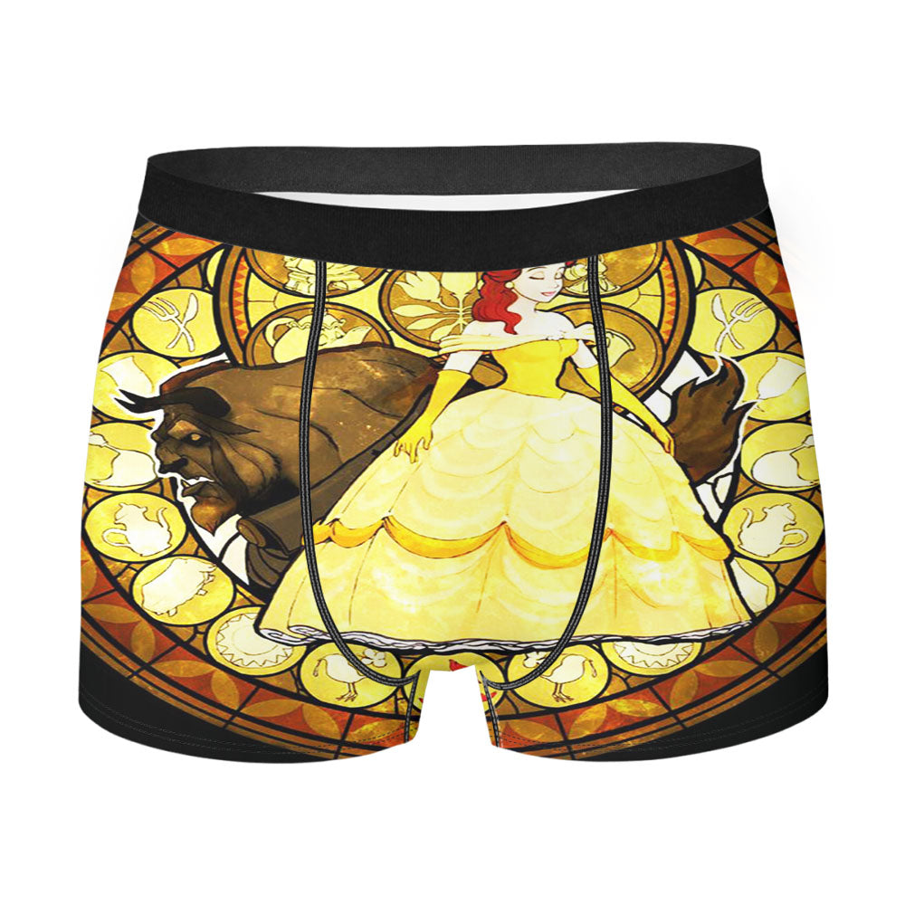 Belle Beauty The Beast Disney Men'S Boxer Briefs