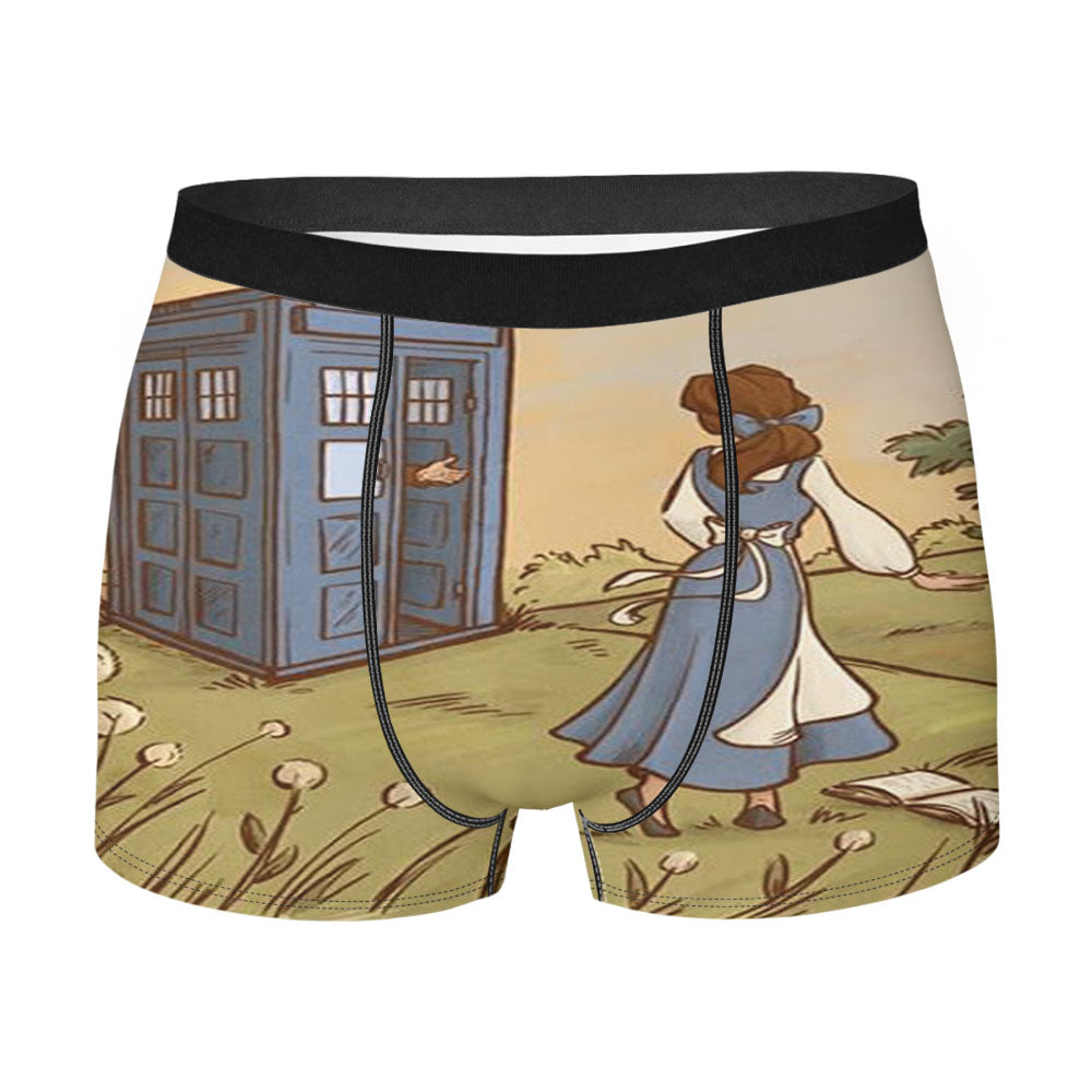 Belle Tardis Men'S Boxer Briefs