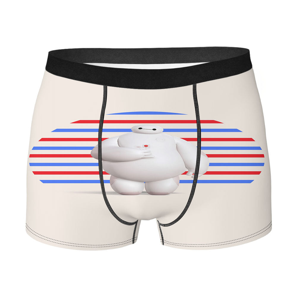 Big Hero 6 Baymax Disney Art Illus Men'S Boxer Briefs