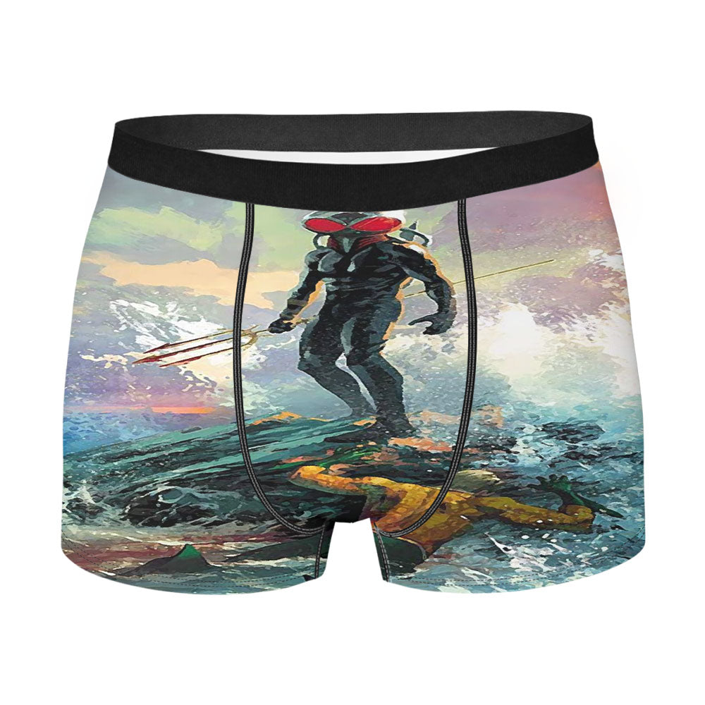 Black Manta Comic Men'S Boxer Briefs