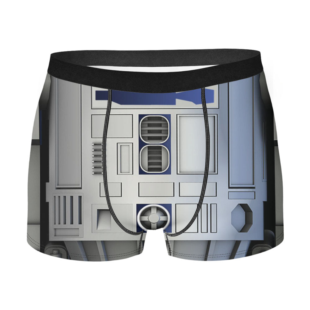 Blue R2D2 Star Wars Men'S Boxer Briefs